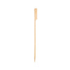 WoodU Disposable Bamboo Paddle Skewers 100 pcs All Natural Eco-friendly Non-toxic